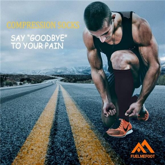 3 Pack Copper Compression Socks - Compression Socks Women & Men - Picture 2 of 6